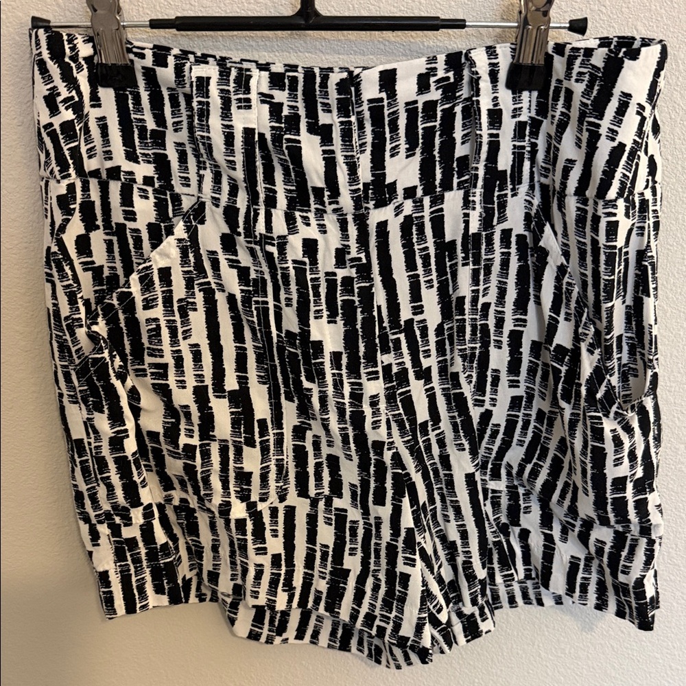 Apt. 9 Black and White Mini Shorts